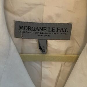 Morgan Le Fay White Double-Breasted Women's Jacket